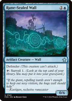 Rune-Sealed Wall (0745) (FDN-745) - Foundations-1