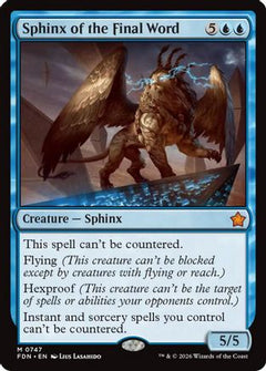 Sphinx of the Final Word (0747) (FDN-747) - Foundations-1