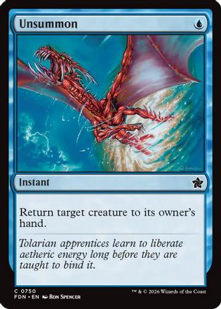 Unsummon (0750) (FDN-750) - Foundations-1