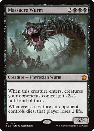Massacre Wurm (0754) (FDN-754) - Foundations-1