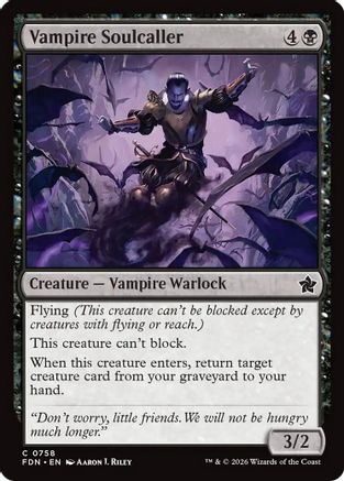 Vampire Soulcaller (0758) (FDN-758) - Foundations-1
