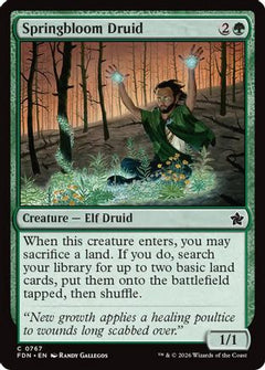 Springbloom Druid (0767) (FDN-767) - Foundations-1