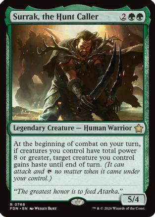 Surrak, the Hunt Caller (0768) (FDN-768) - Foundations-1