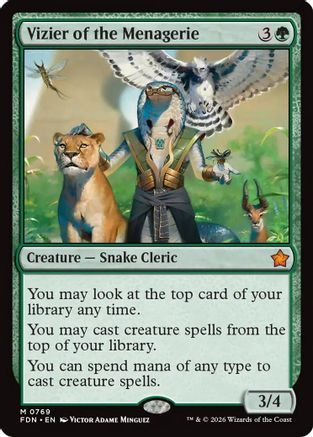 Vizier of the Menagerie (0769) (FDN-769) - Foundations-1