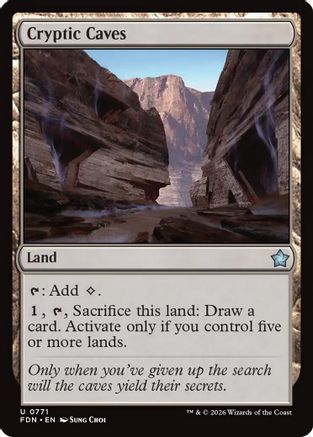 Cryptic Caves (0771) (FDN-771) - Foundations-1