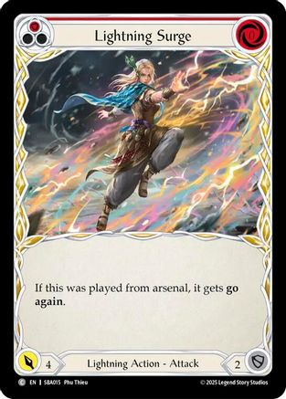 Lightning Surge (Red) (SBA015) - Silver Age Chapter 3-1