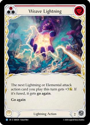 Weave Lightning (Red) (SBA029) - Silver Age Chapter 3-1