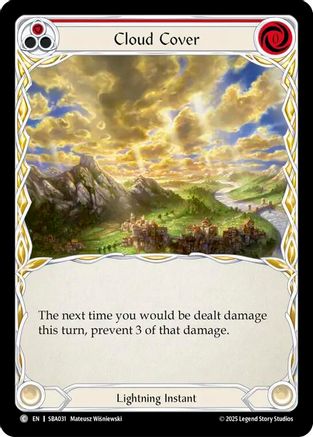 Cloud Cover (Red) (SBA031) - Silver Age Chapter 3-1