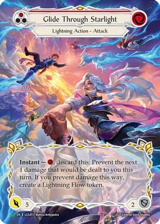 Glide Through Starlight (Red) (LGS451) - Flesh and Blood: Promo Cards Cold Foil-1