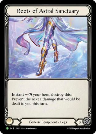 Boots Of Astral Sanctuary (LGS455) - Flesh and Blood: Promo Cards Cold Foil-1