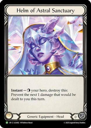 Helm Of Astral Sanctuary (LGS452) - Flesh and Blood: Promo Cards Cold Foil-1