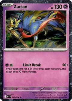 Zacian 045/094  - Holofoil Blister Exclusives - Rare-1