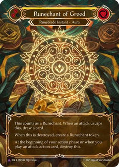 Runechant of Greed (Yellow)(Marvel) (IAR145-MV) - Omens of the Third Age Cold Foil-1