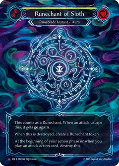 Runechant of Sloth (Yellow)(Marvel) (IAR156-MV) - Omens of the Third Age Cold Foil-1
