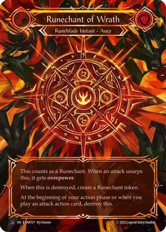 Runechant of Wrath (Yellow)(Marvel) (IAR157-MV) - Omens of the Third Age Cold Foil-1