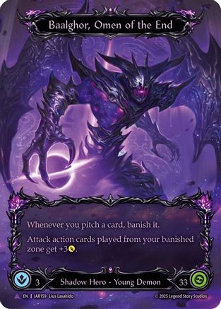Baalghor, Omen of the End (Marvel) (IAR159-MV) - Omens of the Third Age Cold Foil-1