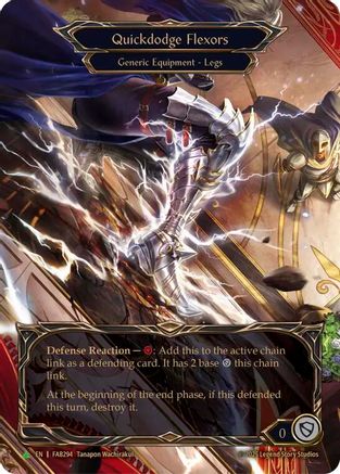 Quickdodge Flexors (Marvel) - FAB294 (FAB294) - Flesh and Blood: Promo Cards Cold Foil-1