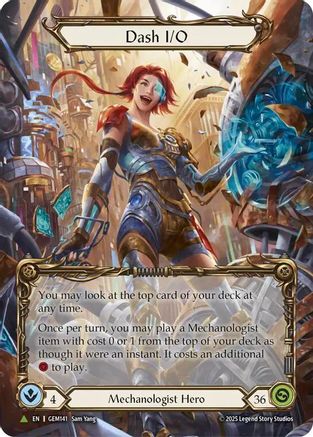 Dash I/O (Marvel) (GEM141) - Gem Pack 5 Cold Foil-1