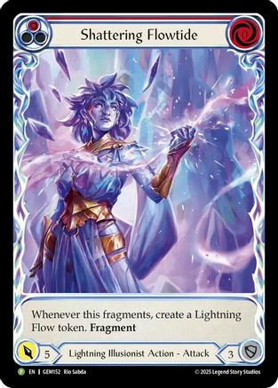 Shattering Flowtide (Red) (GEM152) - Gem Pack 5-1