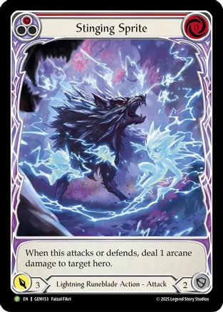 Stinging Sprite (Red) (GEM153) - Gem Pack 5-1