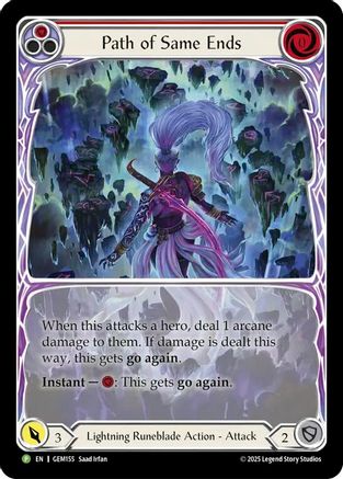 Path of Same Ends (Red) (GEM155) - Gem Pack 5-1