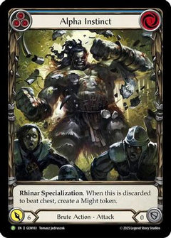 Alpha Instinct (Blue) (GEM161) - Gem Pack 5 Rainbow Foil-1