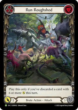 Run Roughshod (Blue) (GEM162) - Gem Pack 5-1