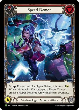 Speed Demon (Red) (GEM166) - Gem Pack 5-1