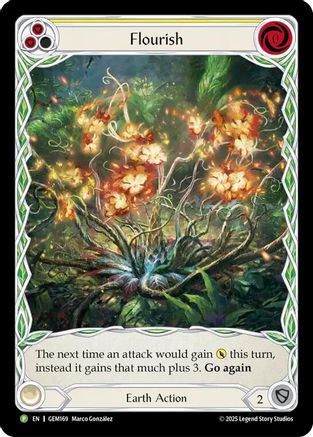 Flourish (Yellow) (GEM169) - Gem Pack 5-1
