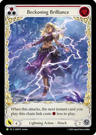 Beckoning Brilliance (Red) (GEM170) - Gem Pack 5-1