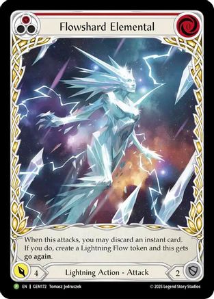 Flowshard Elemental (Red) (GEM172) - Gem Pack 5-1