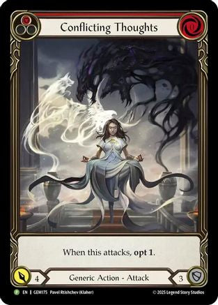 Conflicting Thoughts (Red) (GEM175) - Gem Pack 5-1