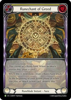 Runechant of Greed (Yellow) (GEM177) - Gem Pack 5 Rainbow Foil-1