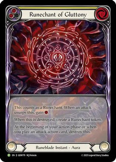 Runechant of Gluttony (Yellow) (GEM179) - Gem Pack 5 Rainbow Foil-1