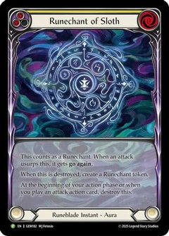 Runechant of Sloth (Yellow) (GEM182) - Gem Pack 5 Rainbow Foil-1