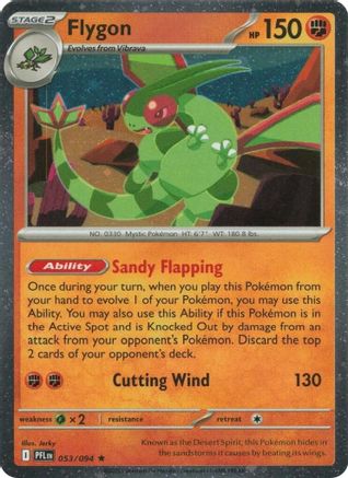 Flygon 053/094  - Holofoil Blister Exclusives - Rare-1
