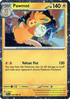 Pawmot 034/094  - Holofoil Blister Exclusives - Rare-1