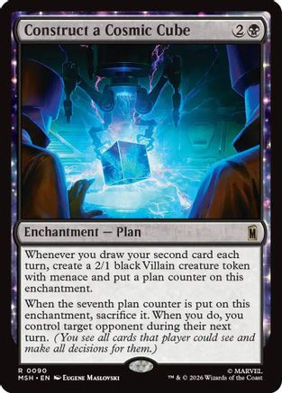 Construct a Cosmic Cube (MSH-090) - Marvel Super Heroes Foil-1