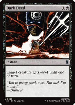 Dark Deed (MSH-093) - Marvel Super Heroes Foil-1