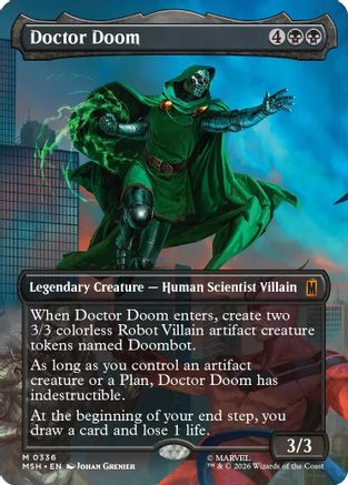 Doctor Doom (Borderless) (336) (MSH-336) - Marvel Super Heroes Foil-1