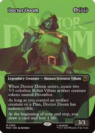 Doctor Doom (Borderless) (365) (MSH-365) - Marvel Super Heroes Foil-1
