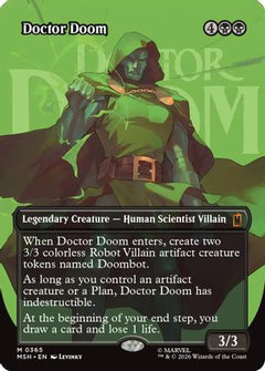 Doctor Doom (Borderless) (365) (MSH-365) - Marvel Super Heroes Foil-1