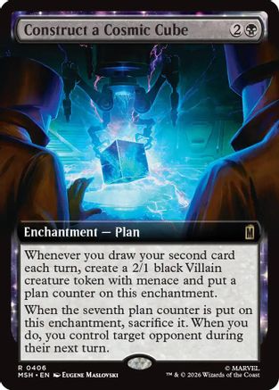 Construct a Cosmic Cube (Extended Art) (MSH-406) - Marvel Super Heroes-1