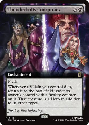 Thunderbolts Conspiracy (Extended Art) (MSH-410) - Marvel Super Heroes Foil-1