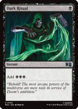 Dark Ritual (MSC-793) - Commander: Marvel Super Heroes Foil-1