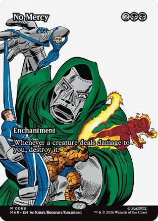 No Mercy (Borderless) (MAR-068) - Marvel Universe Eternal-Legal Foil-1
