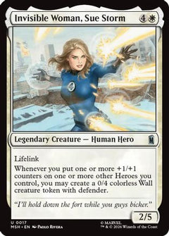 Invisible Woman, Sue Storm (MSH-017) - Marvel Super Heroes Foil-1