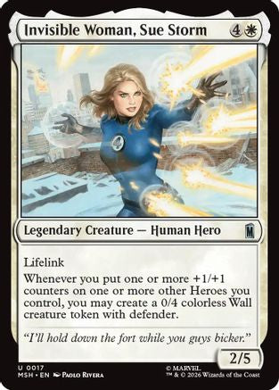 Invisible Woman, Sue Storm (MSH-017) - Marvel Super Heroes-1