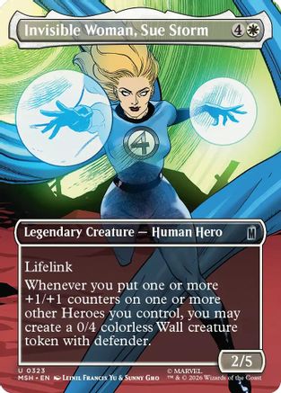 Invisible Woman, Sue Storm (Borderless) (MSH-323) - Marvel Super Heroes-1