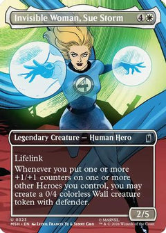 Invisible Woman, Sue Storm (Borderless) (MSH-323) - Marvel Super Heroes Foil-1